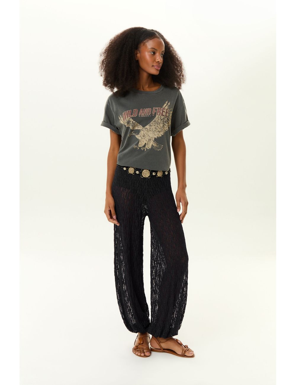 Calça Aladim Renda
