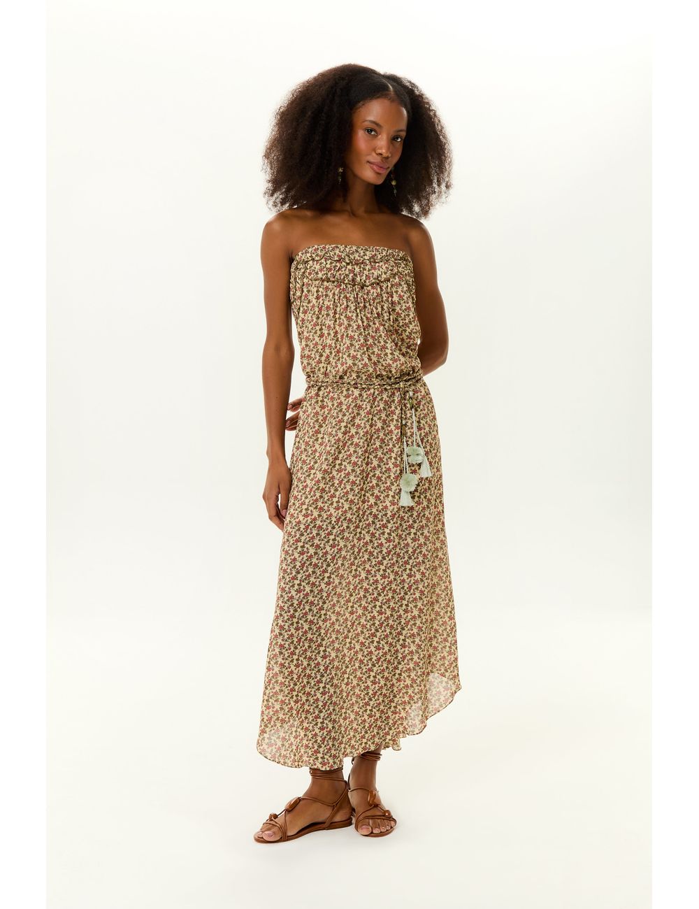 Vestido Midi Ggt Estampa Ticy