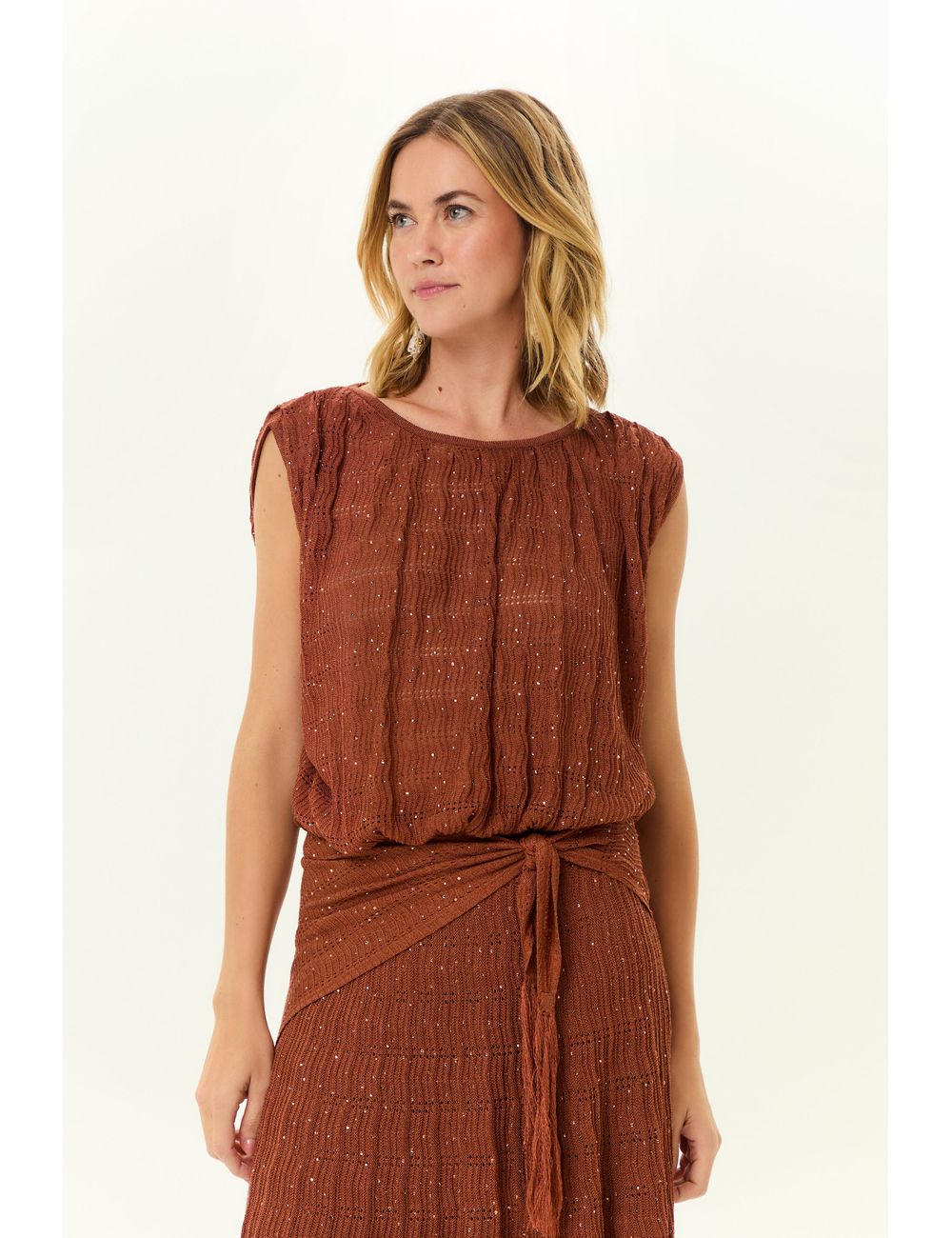 Blusa Tricot Franzidos
