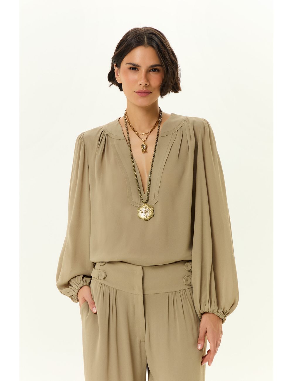 Blusa Ggt Recortes