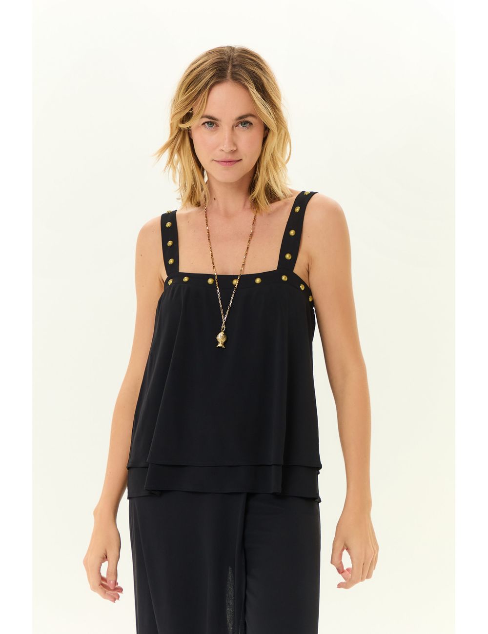 Blusa Alcinha Bordado